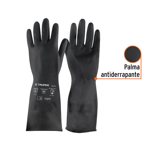 Guantes de neopreno p/manejo de químicos, XG, Truper | GU-814 | 103820