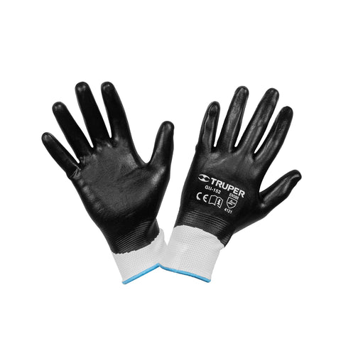 Guantes de poliéster con recubrimiento de nitrilo, XG Truper | GU-154 | 103826