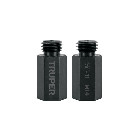 Adaptadores para pulidoras M14 a 5/8', 2 piezas, TRUPER | ADP-M14 | 103960
