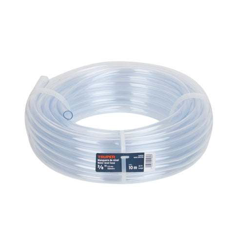 Manguera de Nivel, 3/8', rollo de 10m, TRUPER | MAN-3/8X10N | 104056