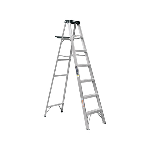 Escalera de tijera tipo III 6 escalones y bandeja, Truper | EST-36 | 10437