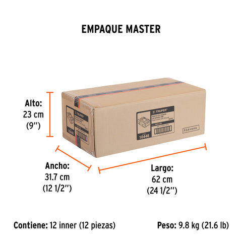 Inversor de corriente de 200 W con puertos USB, Truper | INCO-200 | 10448