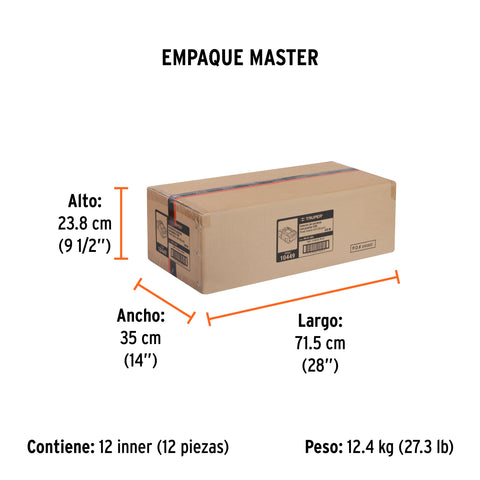 Inversor de corriente de 400 W con puertos USB, Truper | INCO-400 | 10449