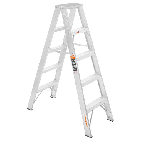 Escalera de tijera doble, tipo ll, 4 escalones, Truper | ESTD-24 | 10495