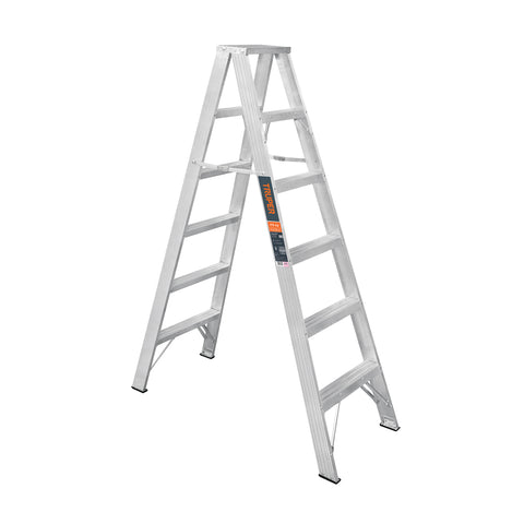 Escalera de tijera doble, tipo ll, 5 escalones, Truper | ESTD-25 | 10496