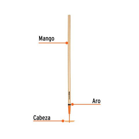 Azadón para niños con mango de 42', Truper | ATJ-KID | 10555