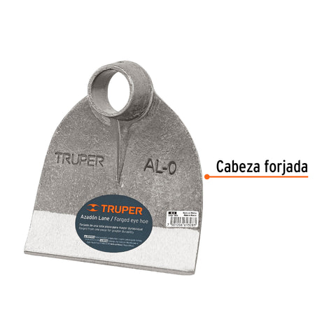 Azadón Lane No. 0 de 1.6 lb, sin mango, TRUPER | AL-0 | 10600