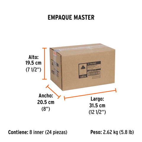 Broca para router, española, 1-1/4', con balero, Truper | BROU-ESP1-1/4X | 10676