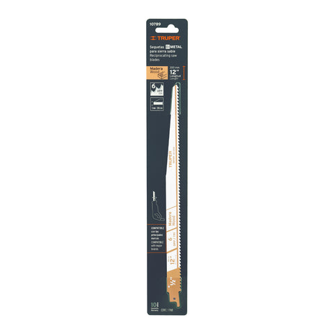 Blíster con 2 seguetas sierra sable 12' 6 DPP para madera | SE-126M | 10789