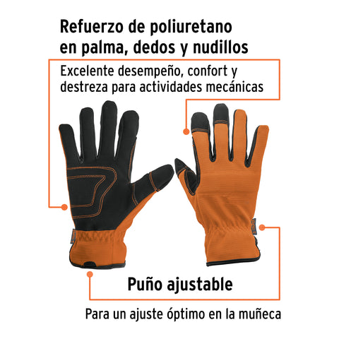 Guantes para mecánico, palma reforzada, TRUPER | GU-615 | 10848