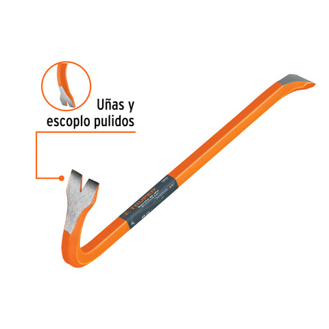 Barreta de uña de 3/4' x 45 cm, Truper | BU-45 | 10853