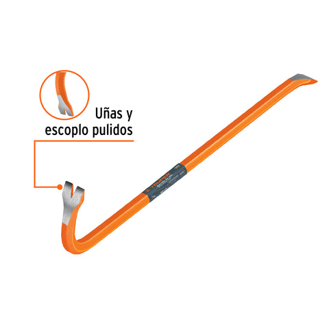 Barreta de uña de 3/4' x 60 cm, Truper | BU-60 | 10856
