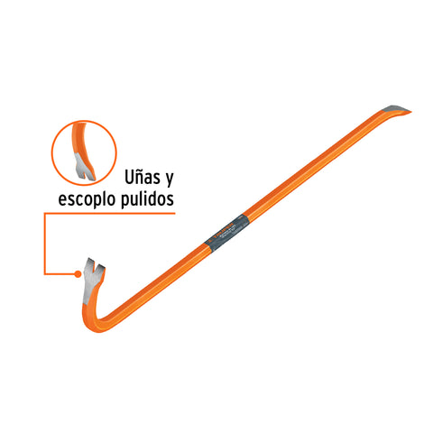 Barreta de uña de 3/4' x 75 cm, Truper | BU-75 | 10859