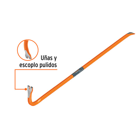 Barreta de uña de 3/4' x 90 cm, Truper | BU-90 | 10862