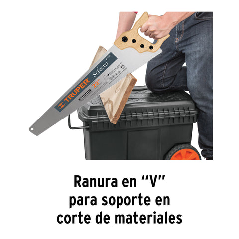 Caja para herramienta, 23'x17' c/ruedas, mango telescópico | CHP-23R | 10902