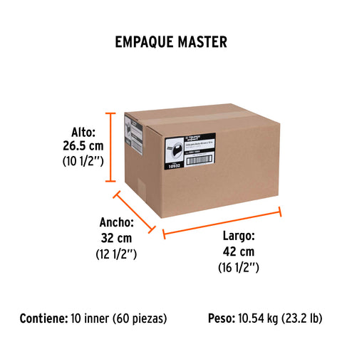 Cinta para ducto 10m x 48mm, espesor 0.27mm, Expert | CDU-10XX | 10932