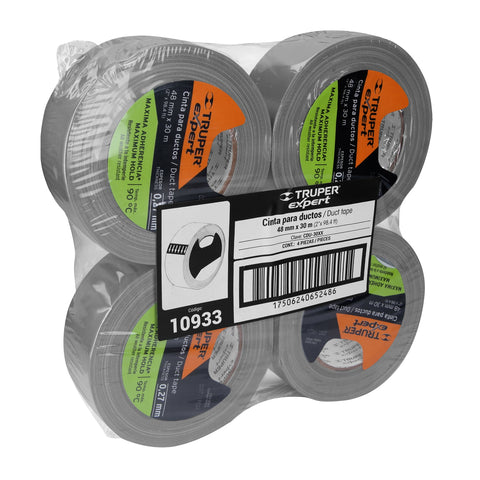 Cinta para ducto 30m x 48mm, espesor 0.27mm, Expert | CDU-30XX | 10933