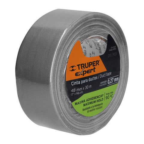 Cinta para ducto 30m x 48mm, espesor 0.27mm, Expert | CDU-30XX | 10933