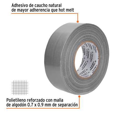 Cinta para ducto 50m x 48mm, espesor 0.27mm, Expert | CDU-50XX | 10944