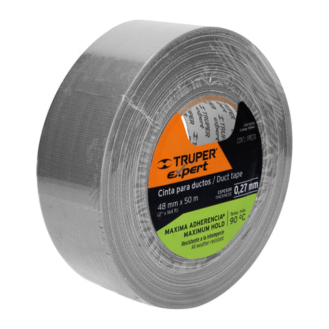 Cinta para ducto 50m x 48mm, espesor 0.27mm, Expert | CDU-50XX | 10944