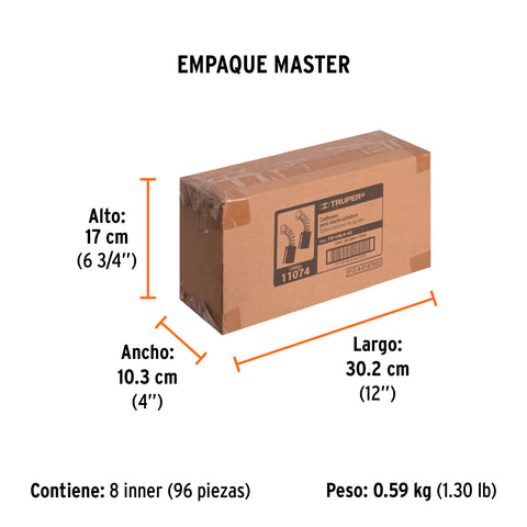 Bolsa con 2 carbones de repuesto para CALA-A2, TRUPER | CB-CALA-A2 | 11074