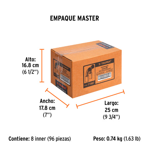 Bolsa con 2 carbones de repuesto para ROTO-1/2A5, TRUPER | CB-ROTO-1/2A5 | 11087