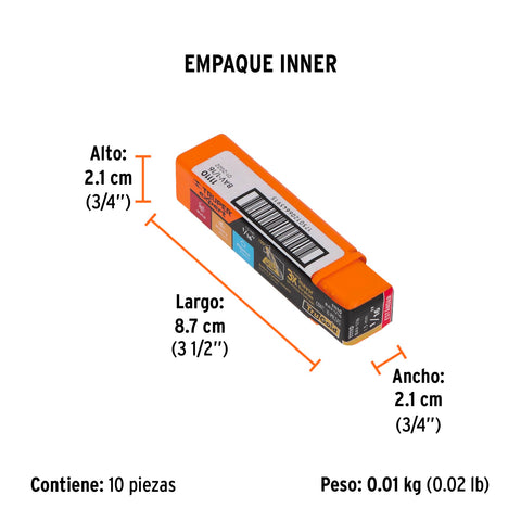 Broca HSS 1/16' Trugold para metal, Truper Expert | BAV-1/16 | 11110