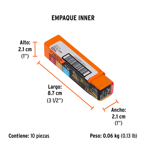 Broca HSS 5/32' Trugold para metal, Truper Expert | BAV-5/32 | 11122