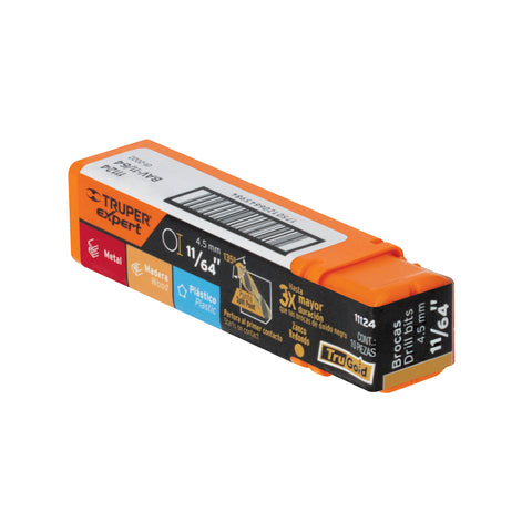 Broca HSS 11/64' Trugold para metal, Truper Expert | BAV-11/64 | 11124