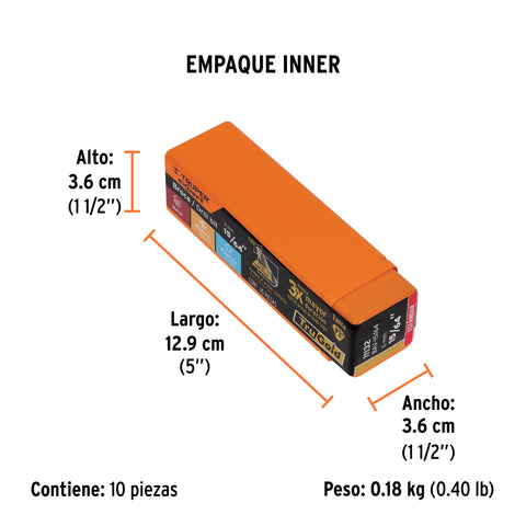 Broca HSS 15/64' Trugold para metal, Truper Expert | BAV-15/64 | 11132