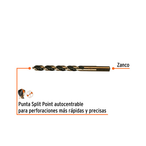 Broca HSS 11/32' Trugold para metal, Truper Expert | BAV-11/32 | 11146