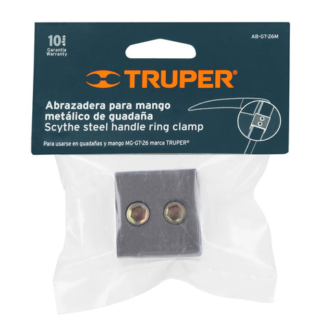 Abrazadera para mango de acero para guadaña, TRUPER | AB-GT-26M | 11151