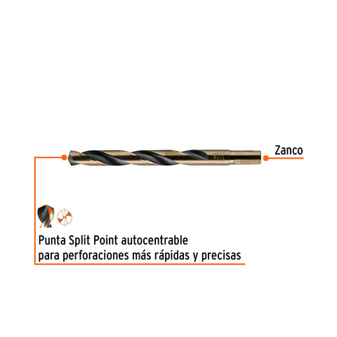Broca HSS 9/16' Trugold para metal, Truper Expert | BAV-9/16 | 11168