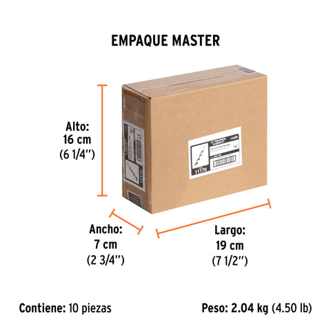 Broca HSS 5/8' Trugold para metal, Truper Expert | BAV-5/8 | 11170