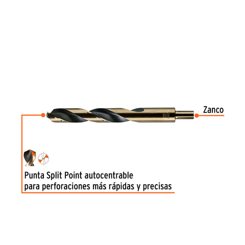 Broca HSS 7/8' Trugold para metal, Truper Expert | BAV-7/8 | 11174