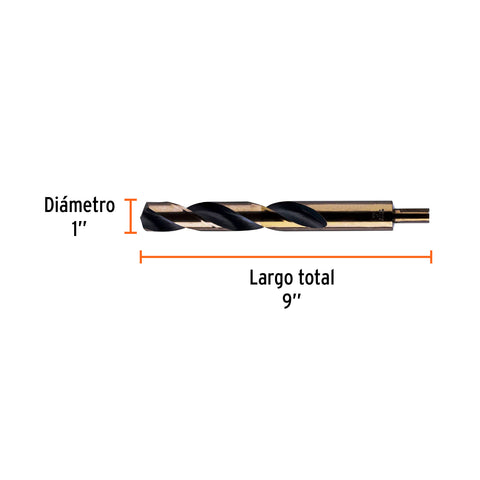Broca HSS 1' Trugold para metal, Truper Expert | BAV-1 | 11176