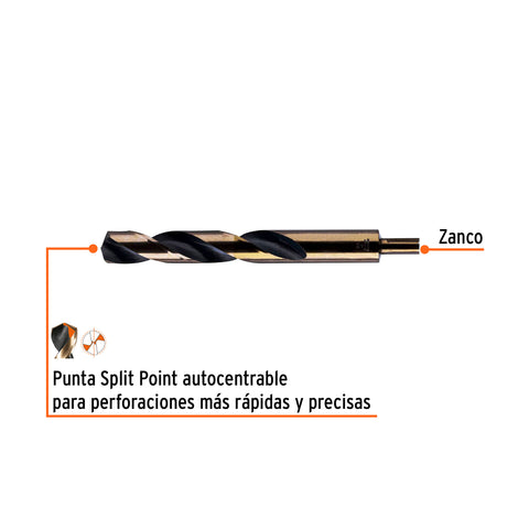 Broca HSS 1' Trugold para metal, Truper Expert | BAV-1 | 11176