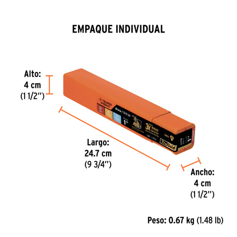 Broca HSS 1' Trugold para metal, Truper Expert | BAV-1 | 11176