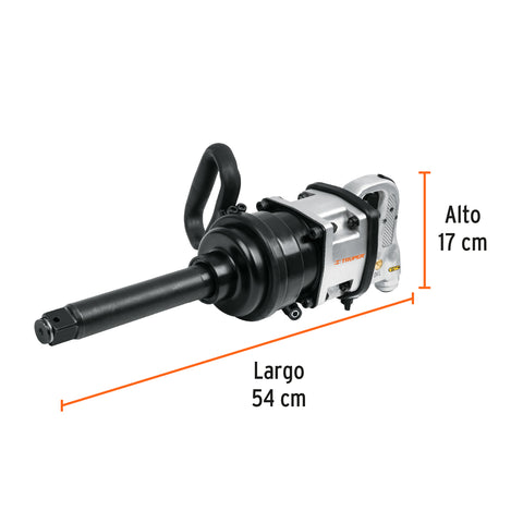 Llave (pistola) de impacto neumática 1', ind, TRUPER | TPN-797-6-2 | 11186