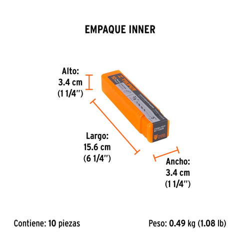 Broca para concreto de 3/8 x 5', Truper | BCT-3/8X5 | 11221