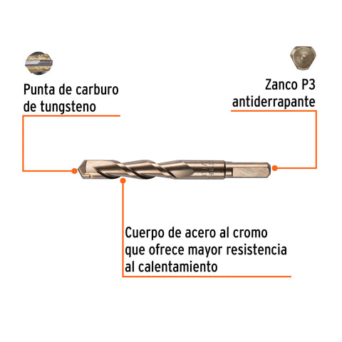 Broca para concreto de 3/4 x 6', Truper | BCT-3/4X6 | 11242