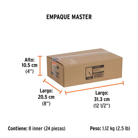 Broca para router, recta 2 filos, 5/16', Truper | BROU-R2-5/16 | 11454