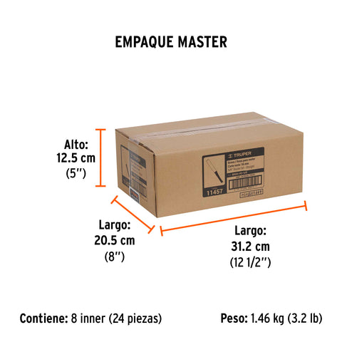 Broca para router, recta 2 filos, 5/8', Truper | BROU-R2-5/8 | 11457