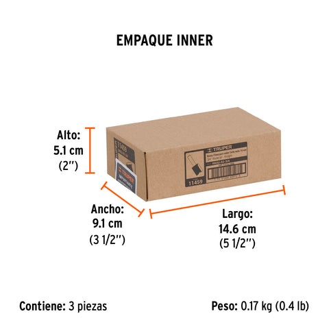 Broca para router, recta 2 filos, 3/4', Truper | BROU-R2-3/4 | 11459