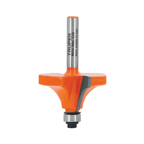 Broca para router, redondeado con moldura, 1-1/2' con balero | BROU-RM1-1/2X | 11474
