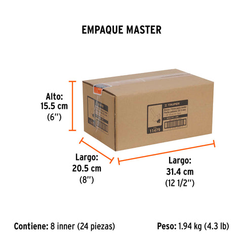 Broca para router, pecho paloma, 1-1/8' con balero, Truper | BROU-PP1-1/8X | 11479