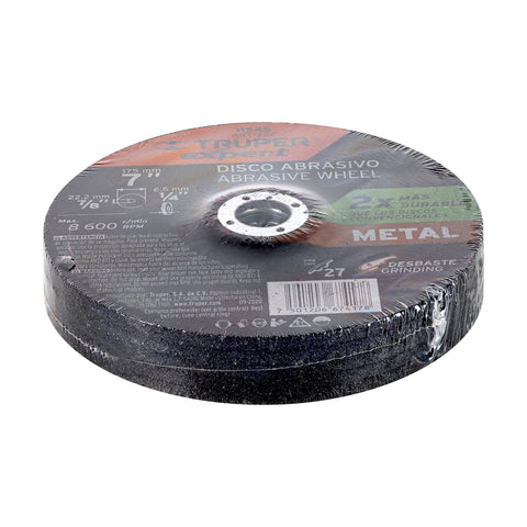 Disco Tipo 27 de 7' x 6.4 mm desbaste de metal, Expert | ABT-222 | 11545