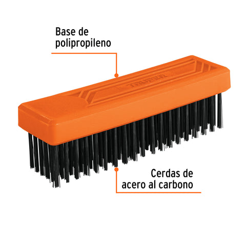 Cepillo rectangular de alambre 114 pinceles,sin mango,Truper | CEA-36 | 11556