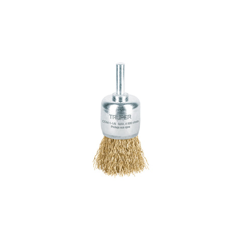 Carda de copa 1-1/8' alambre grueso para taladro, Truper | COM-1-1/8 | 11596