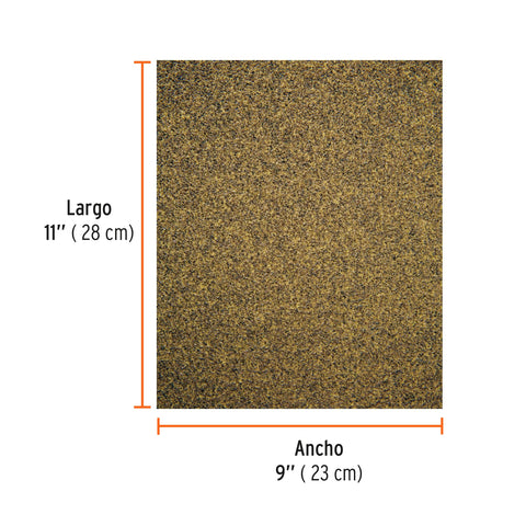 Lija para madera papel cabinet, grano 60, Truper | LIMA-60 | 11609